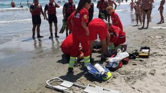 MANGALIA: Bărbat scos inconștient din mare de salvamari