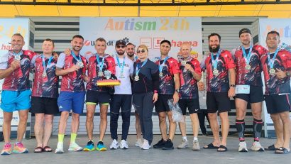 Spartanii Angelo au scris istorie la maratonul Autism 24h 2025 Mamaia