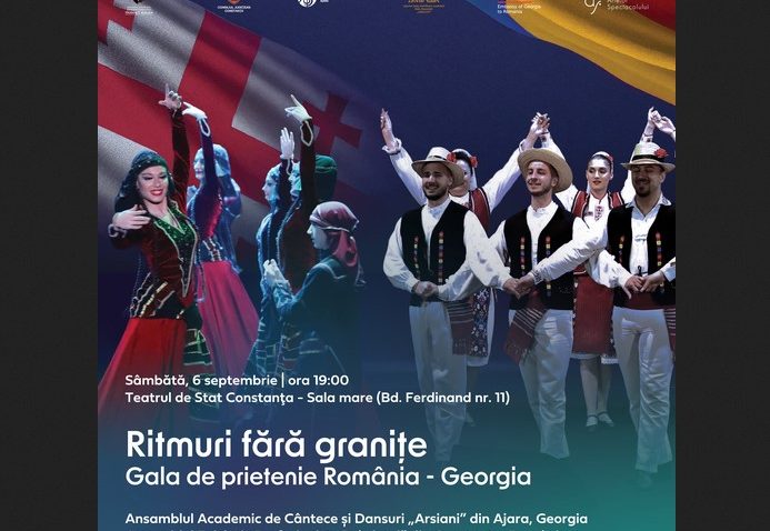 CONSTANȚA: Gala de Prietenie România – Georgia, la Teatrul de Stat