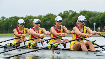 Echipajul de patru vâsle feminin s-a clasat pe locul 4 la CM de la Shanghai