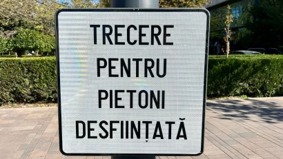 CONSTANȚA: Se desființează trecerea de pietoni de pe strada Mircea cel Bătrân, din dreptul Universității Maritime