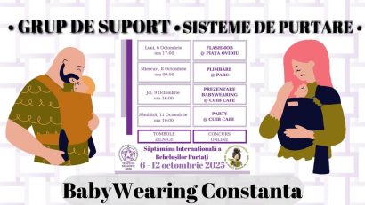 CONSTANȚA: Săptămâna Internațională a Bebelușilor Purtați