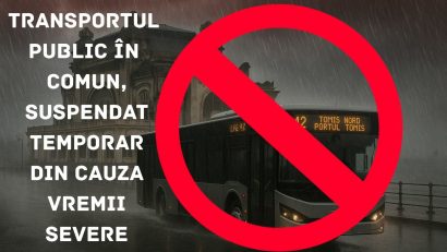 CONSTANȚA: Circulația autobuzelor CT Bus, SUSPENDATĂ temporar!