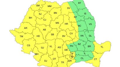 Dobrogea, sub COD GALBEN de vânt