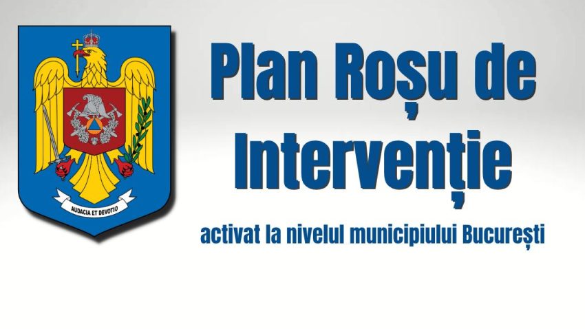 Explozie puternică în Capitală; a fost activat Planul roșu de intervenție