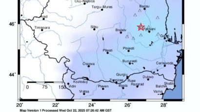 Un cutremur mediu cu magnitudinea de 4.2 s-a produs în zona Vrancea