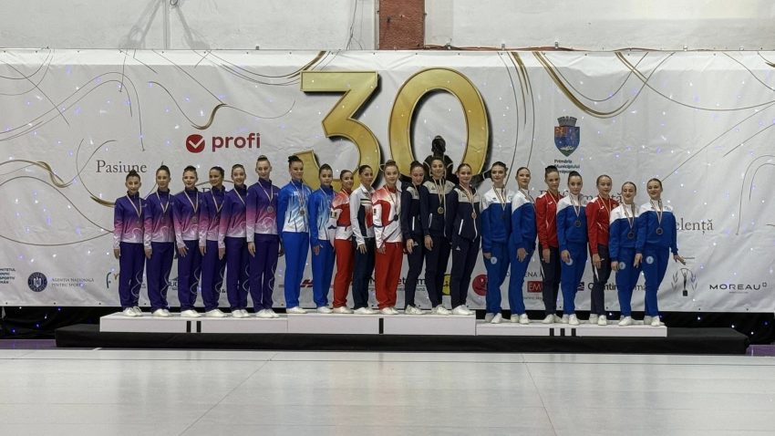 Rezultate bune ale sportivilor de la CSȘ 1 Constanța la Campionatul Național de Gimanstică Aerobică