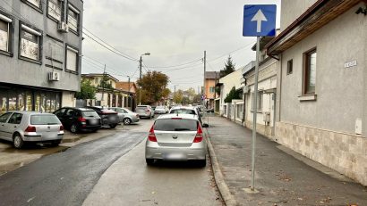 CONSTANȚA: Strada Moldovei din cartierul Tomis II are regim de sens unic
