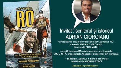 CONSTANȚA: „Banda desenată și locul ei în cultura românească”, la Biblioteca Județeană