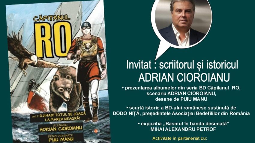 CONSTANȚA: „Banda desenată și locul ei în cultura românească”, la Biblioteca Județeană