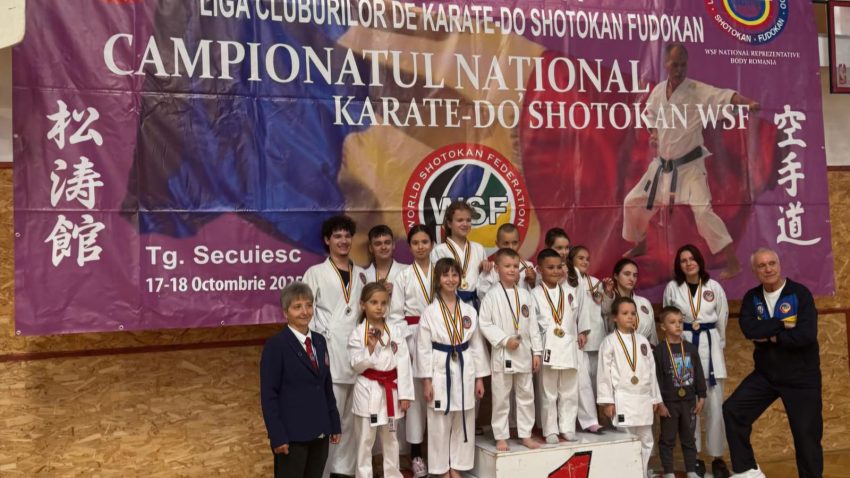 Medalii pentru sportivii de la clubul Tomis Karate Constanța