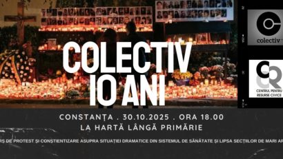 CONSTANȚA: 10 ani de la Colectiv – marș și protest