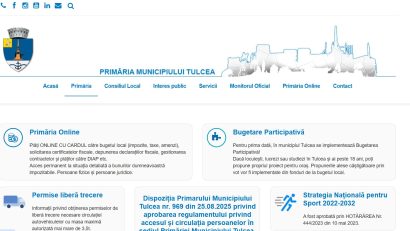 Site-ul Primăriei TULCEA a fost accesat neautorizat. Specialiştii IT au intervenit