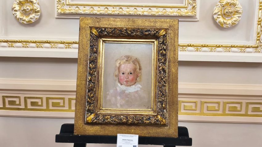 O lucrare necunoscută a marelui pictor Nicolae Grigorescu, prezentată la Cazino