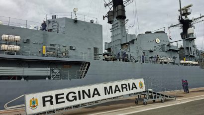 Fregata „Regina Maria” la finalul misiunii din Marea Mediterană