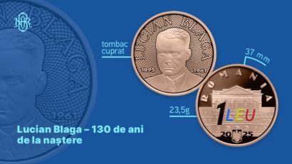 Prima monedă colorată din istoria României, emisă de BNR
