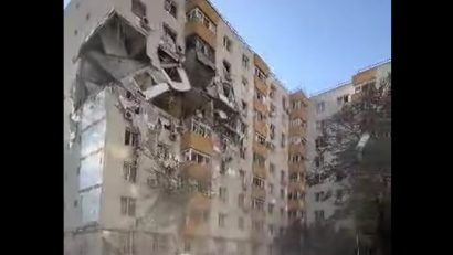 Explozie în Capitală/Nouă răniți, cu politraume, transportați la spitalele de urgență