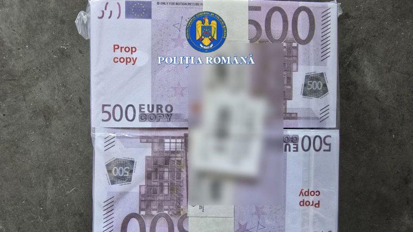 FOTO/CONSTANȚA: Aproape 1 MILIARD DE EURO ÎN BANCNOTE CONTRAFĂCUTE, DESCOPERIT DE POLIȚIA ROMÂNĂ