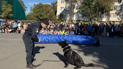 CONSTANȚA: Exercițiu de simulare a unui cutremur la Școala Gimnazială nr. 3 „Ciprian Porumbescu”
