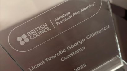 Liceul Teoretic „George Călinescu” a primit al optulea titlu consecutiv „Premium Plus Member” de la British Council