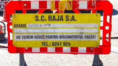 CONSTANȚA: Cartierele CET, Medeea și Zona Industrială au rămas fără apă, din cauza unei avarii RAJA