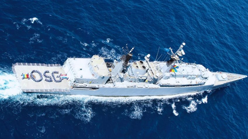 Fregata „Regina Maria”, final de misiune NATO în Marea Mediterană