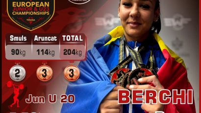România a cucerit alte patru medalii la Europenele de haltere