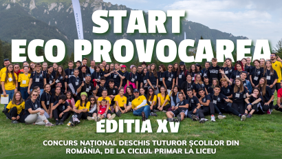 Eco Provocarea, cel mai mare concurs educațional de mediu din România, dă startul înscrierilor pentru ediția a XV-a