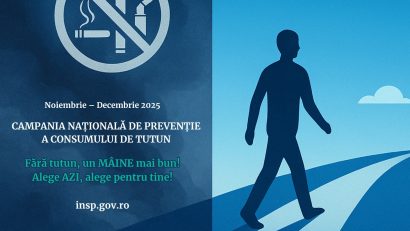 INSP: Campanie națională de prevenție a consumului de tutun – ‘România respiră curat!’