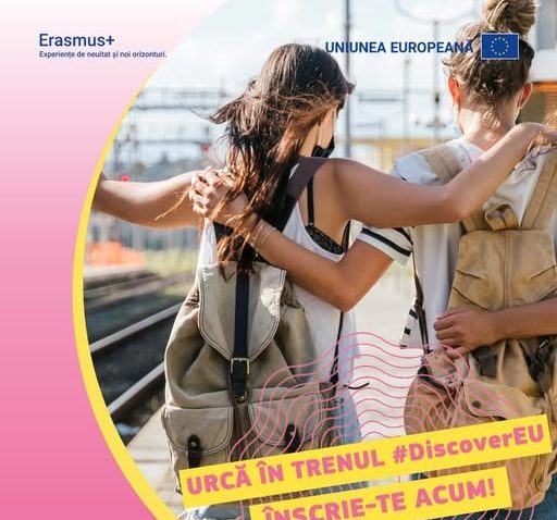 Permise gratuite de călătorie cu trenul pentru 40.000 de tineri, prin programul DiscoverEU