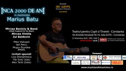 AUDIO | Încă 2000 de ani – spectacol in memoriam Marius Bațu