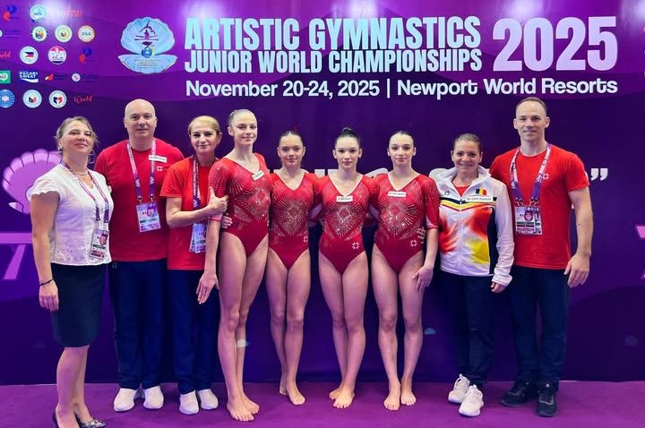 Echipa feminină de gimnastică a României a reușit astăzi o evoluție remarcabilă la Campionatul Mondial de Juniori de la Manila