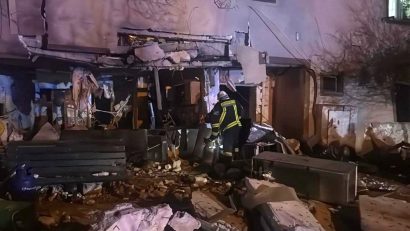 Explozie într-un apartament din Buftea, cu 6 victime, una în stop cardio-respirator