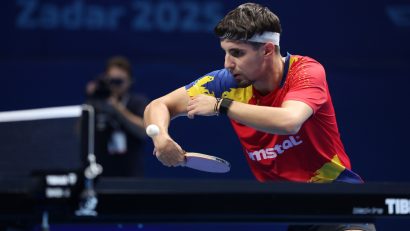 Tenis de masă: Eduard Ionescu își încheie parcursul la WTT Star Contender Muscat 2025, în sferturile de finală ale probei de simplu