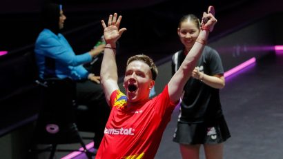 Tenis de masă: Iulian Chirița joacă pentru aur în proba U19 dublu mixt la CM de Juniori