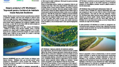 ARBDD, partener în proiectul Life WILDisland pentru conservarea a 147 de insule naturale