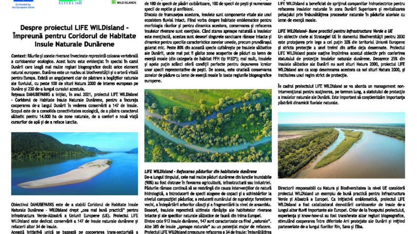ARBDD, partener în proiectul Life WILDisland pentru conservarea a 147 de insule naturale