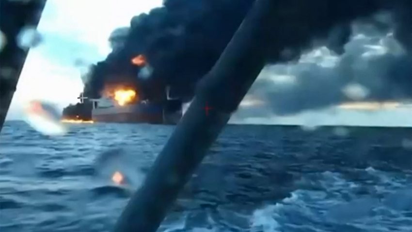 Ucraina a confirmat folosirea dronelor navale pentru a ataca „flota din umbră” rusească din Marea Neagră