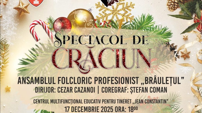 CONSTANȚA: „Spectacol de Craciun”, la Centrul Multifuncțional „Jean Constantin”
