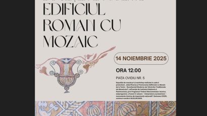 CONSTANȚA: Edificiul Roman cu Mozaic își redeschide porțile. Acces gratuit de Ziua Dobrogei