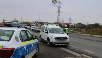 TULCEA: Controale în trafic. 13 permise reținute, amenzi de aproape 100.000 de lei