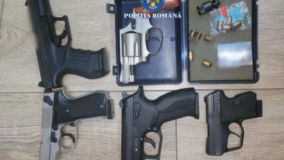 CONSTANȚA: Doi bărbați sunt cercetați pentru armele deținute ilegal