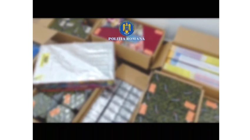 CONSTANȚA: Peste 300 de kilograme de articole pirotehnice interzise, confiscate de polițiști