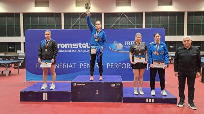 Constănțeanca Elena Zaharia, dublă campioană națională de tineret la tenis de masă