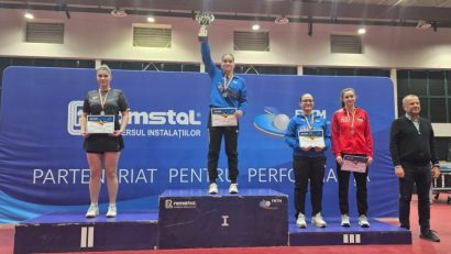 Elena Zaharia a cucerit Cupa României la tenis de masă, la tineret și senioare