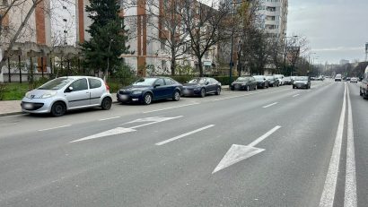 Noi benzi unice de circulație pentru transportul public vor fi amenajate pe bulevardul 1 Mai