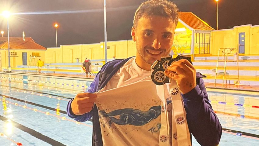 Bilanț fabulous: 5 medalii de aur câștigate de Cristian Tranulea, în prima etapă a Cupei Mondiale la înot în ape înghețate