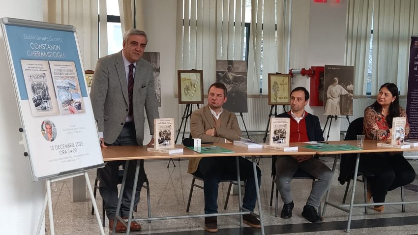 AUDIO | Dublă lansare editorială de excepție a volumelor semnate de istoricul Constantin Cheramidoglu