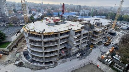 FOTO | CONSTANȚA: Lucrările la noul Spital „Mama și Copilul” progresează în ritm accelerat