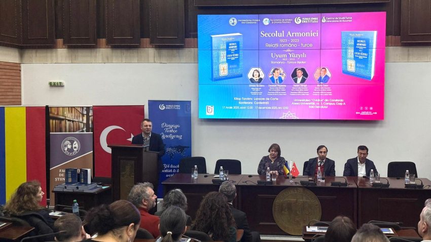 AUDIO | Volumul „Secolul Armoniei: Relații româno – turce 1923 – 2023”, lansat la Universitatea Ovidius din Constanța